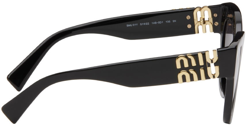 Сонцезахисні окуляри Miu Miu Miu Miu Cat-Eye Sunglasses чорний | 0MU 01YS 8056597782418, 1