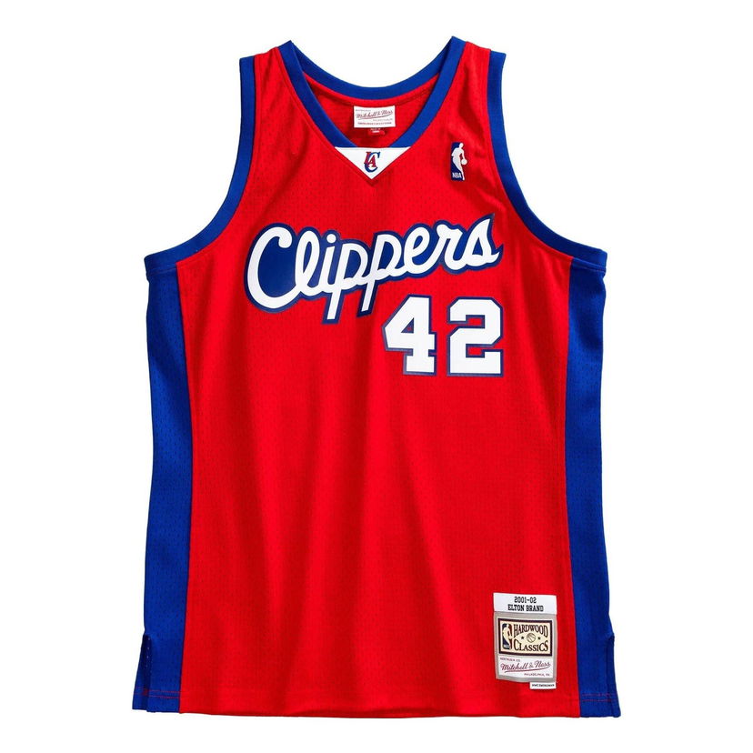 Джерсі Mitchell & Ness NBA Swingman Jersey Los Angeles Clippers Elton Brand Червоний | SMJYSB19037-LACSCAR01EBR