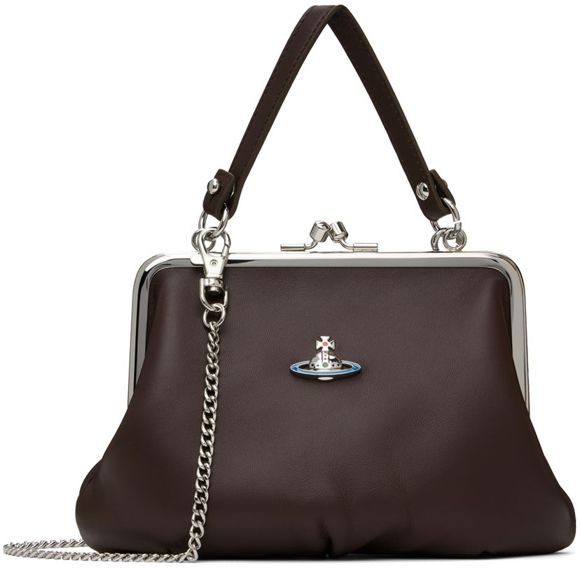 Сумочка Vivienne Westwood Vivienne Westwood Granny Frame Bag Коричневий | 4B010005W-L001L-