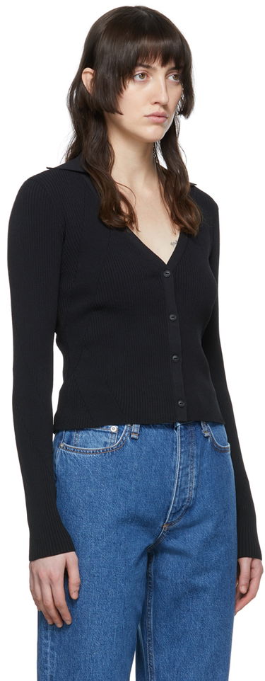Cветр rag & bone Rag & Bone Knit Cardigan чорний | WAS22P044LD44, 1