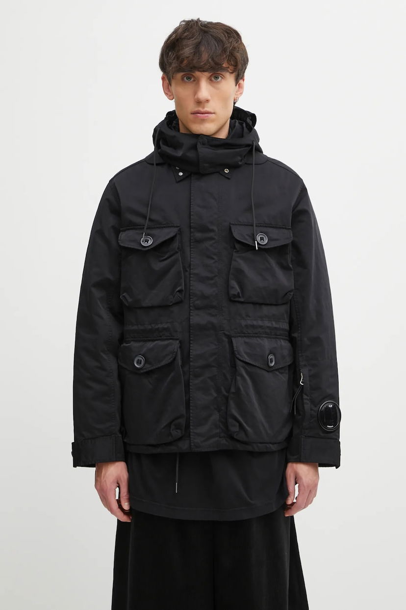 Парка C.P. Company Winter Hooded Multi-Pocket Down Jacket чорний | 19CMOW188A110089G