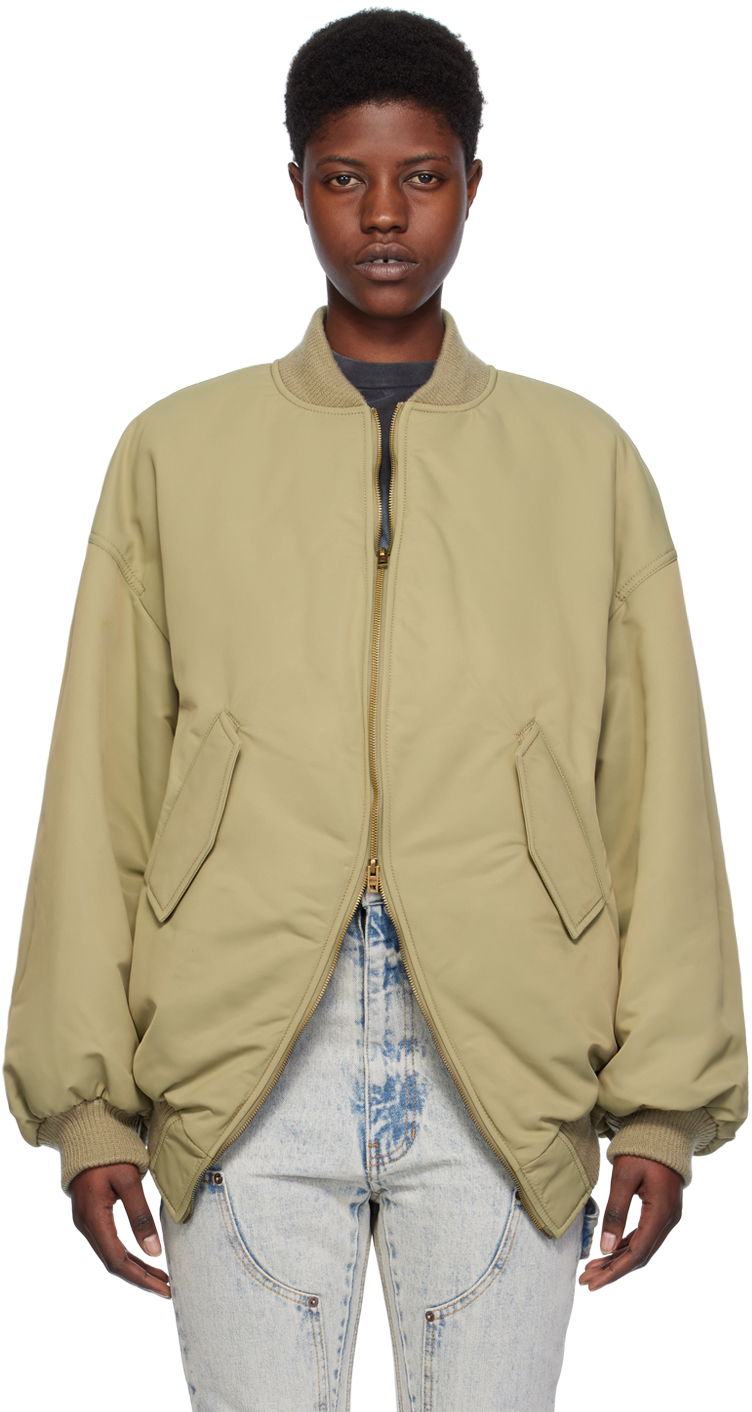 Куртка бомбер We11done Padded Bomber Jacket Зелений | WD-JP0-24-117-U-KK