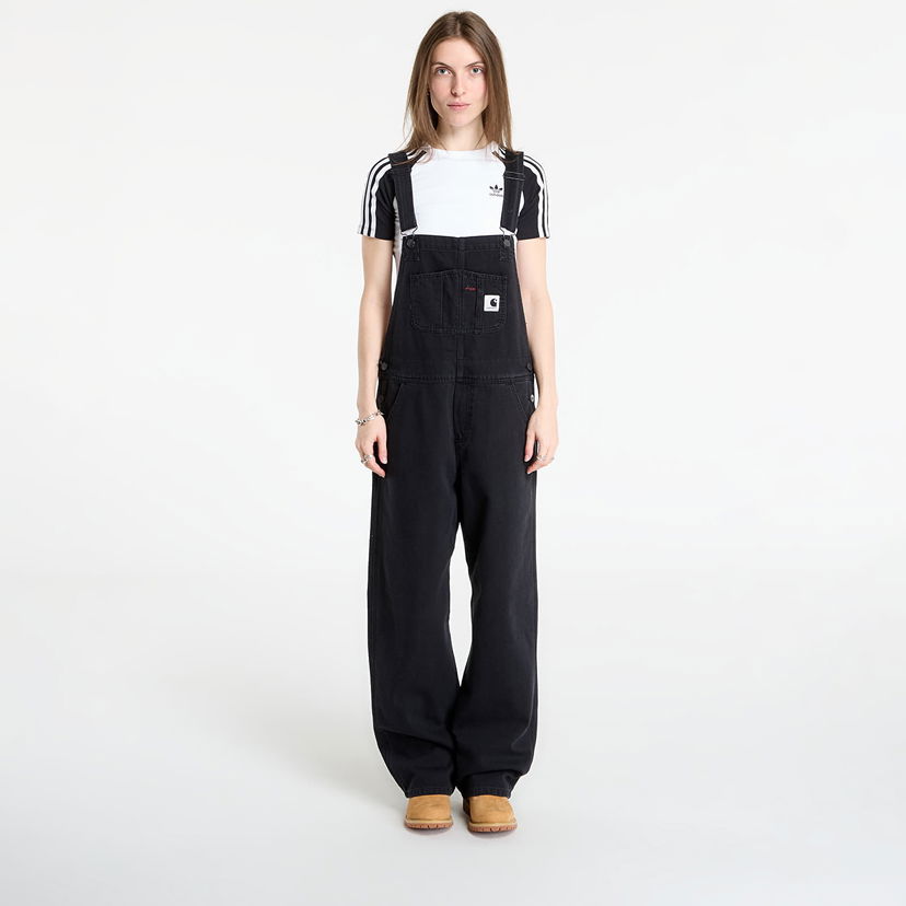 Комбінезон Carhartt WIP Women's Straight Bib Overalls чорний | I031250.8906