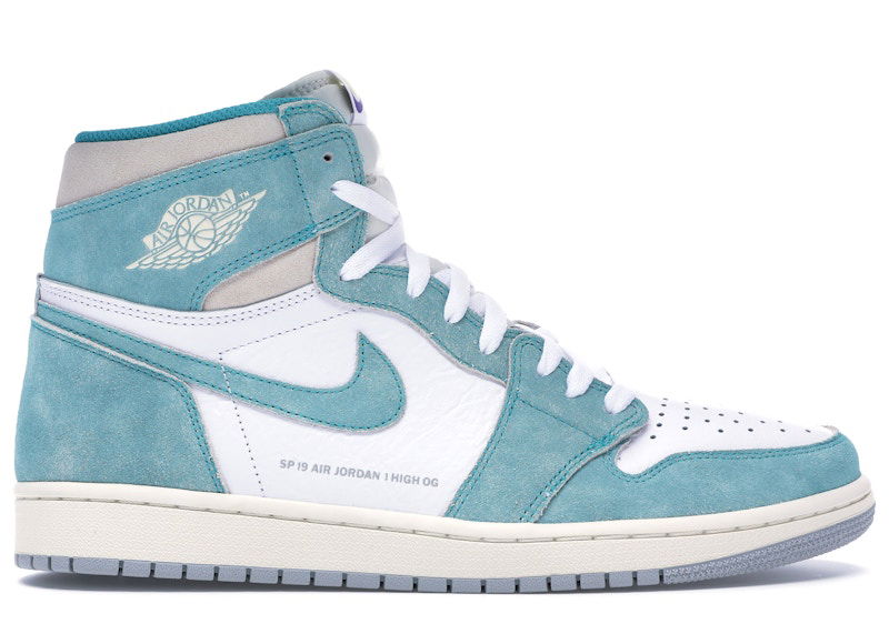 Кросівки та взуття Jordan Air Jordan 1 Retro High Бірюзовий | 555088-311
