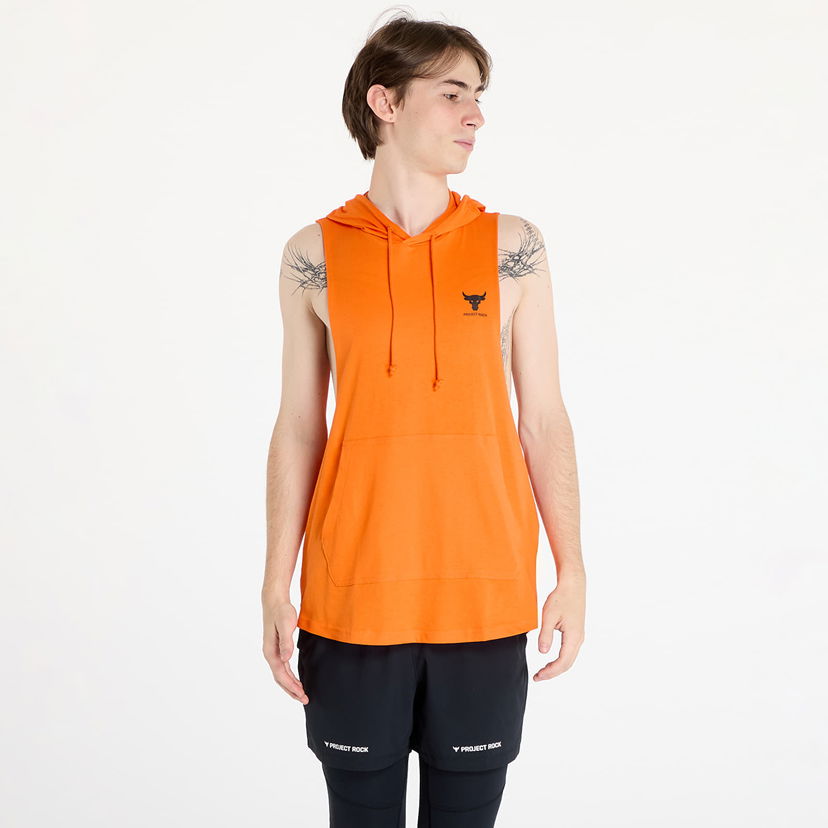 Футболка Under Armour Project Rock SL HD Payoff Top Team Orange/ Black Помаранчевий | 1387796-800