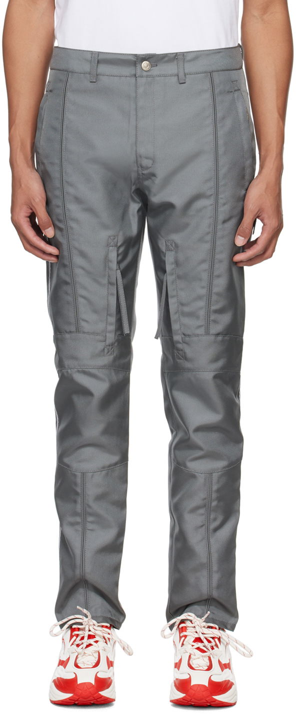Штани карго Kanghyuk Stitched Cargo Trousers Сірий | PA24SST05