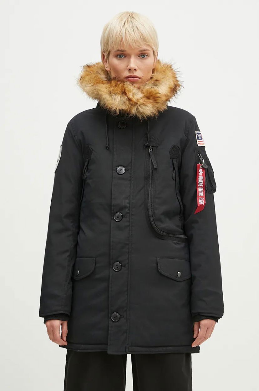 Парка Alpha Industries Polar Jacket Parka чорний | 123002
