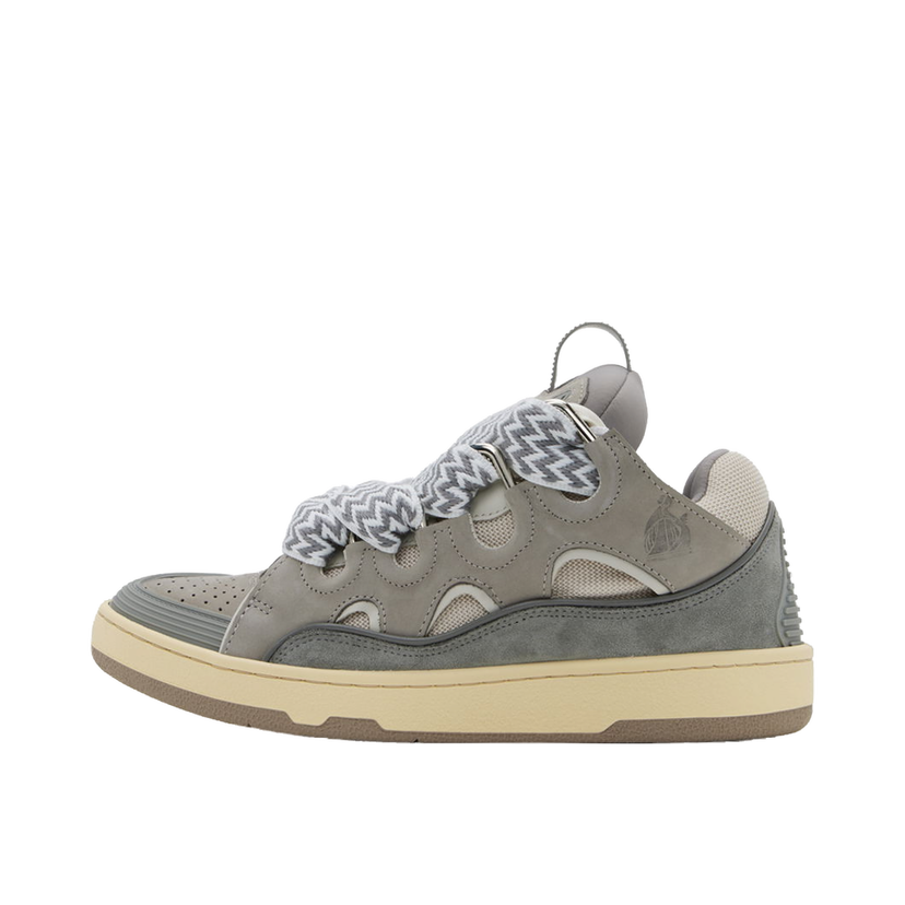 Кросівки та взуття LANVIN Leather Curb "Gray" Сірий | FM-SKRK11-DRAG-A20