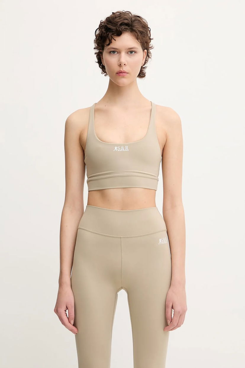 Бюстгальтер Sporty & Rich Sporty & Rich Sr Runner Active Bra бежевий | TO087622139GY15