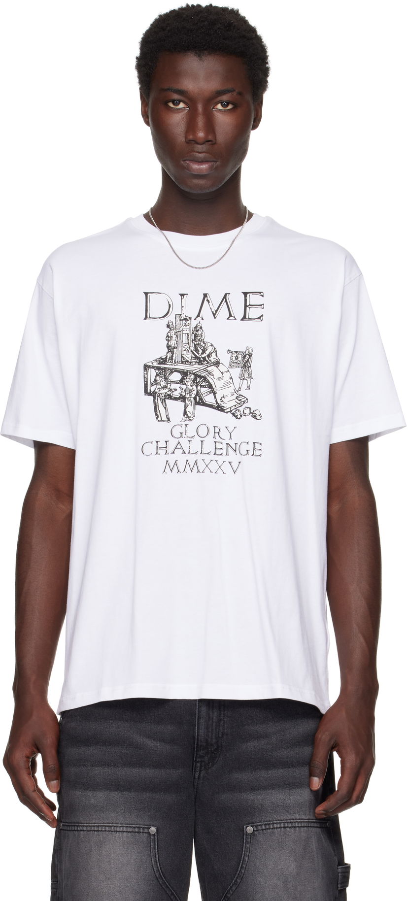 Футболка Dime Dime Glorious Graphic T-Shirt білий | DIMESU2561WHT