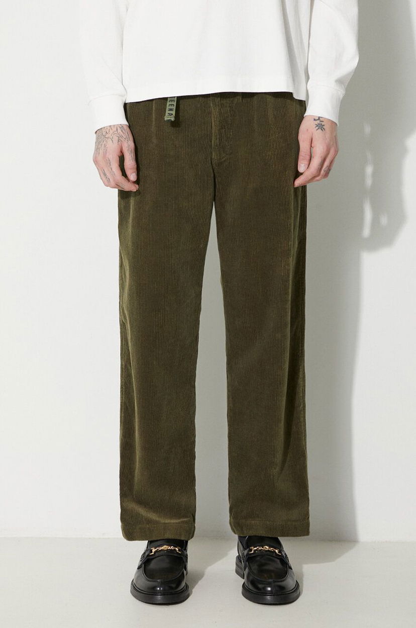 Штани Human Made Corduroy Easy Pants Зелений | HM26PT017