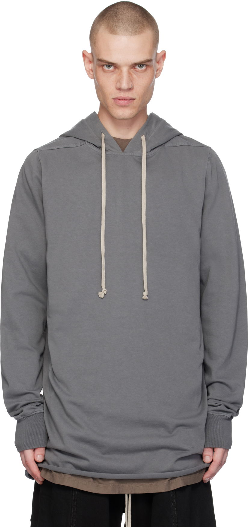 Світшоти Rick Owens Pullover Hoodie Сірий | DU02D2285 RIG