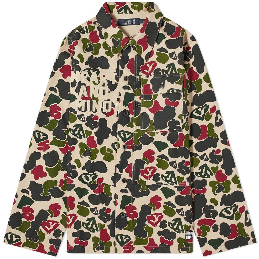 Куртка BILLIONAIRE BOYS CLUB Duck Camo Overshirt Зелений | B23423-MLT