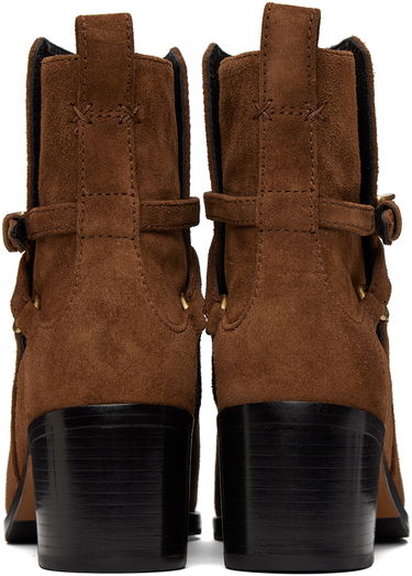 Одяг rag & bone Rag & Bone Suede Buckle Boots Коричневий | WFF22FF007F17, 4