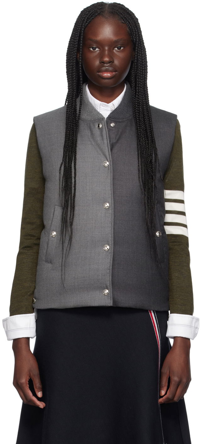 Жилет Thom Browne Down Vest Сірий | FVD020Y-00626