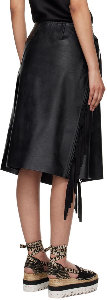 Спідниця Stella McCartney Fringe Midi Skirt чорний | 630109SJB14, 2