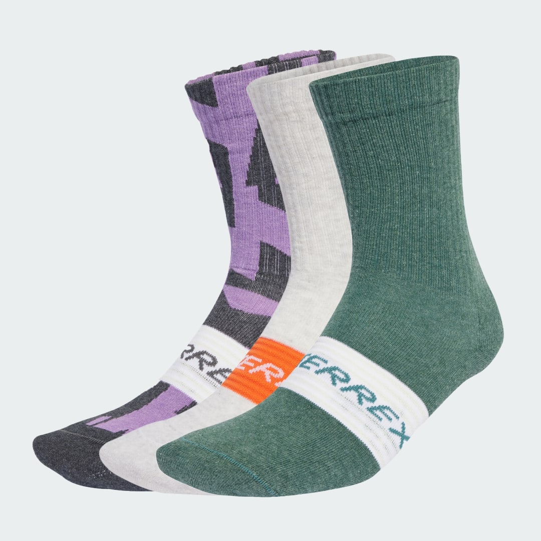 Шкарпетки adidas Performance Terrex Multi Socks - 3 Pairs Зелений | JX1095, 0