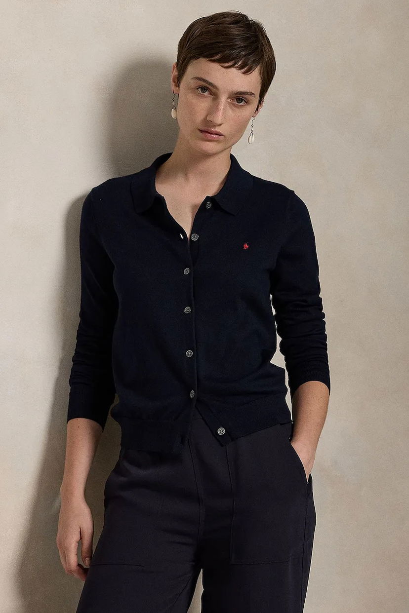 Cветр Polo by Ralph Lauren Lightweight Polo Ralph Lauren Cardigan темно-синій | 211959285