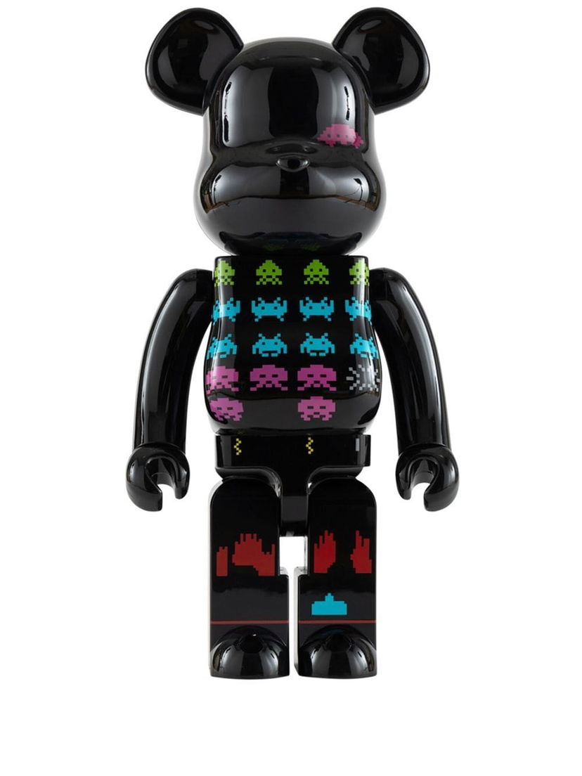 Колекційний Medicom Toy Space Invaders Be@rbrick figure - Black чорний | MEDI003818503342