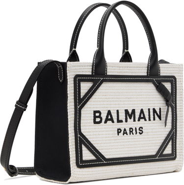 сумка-тоут Balmain Balmain B-Army Small Raffia Tote чорний | EN0FE900TCRB, 1