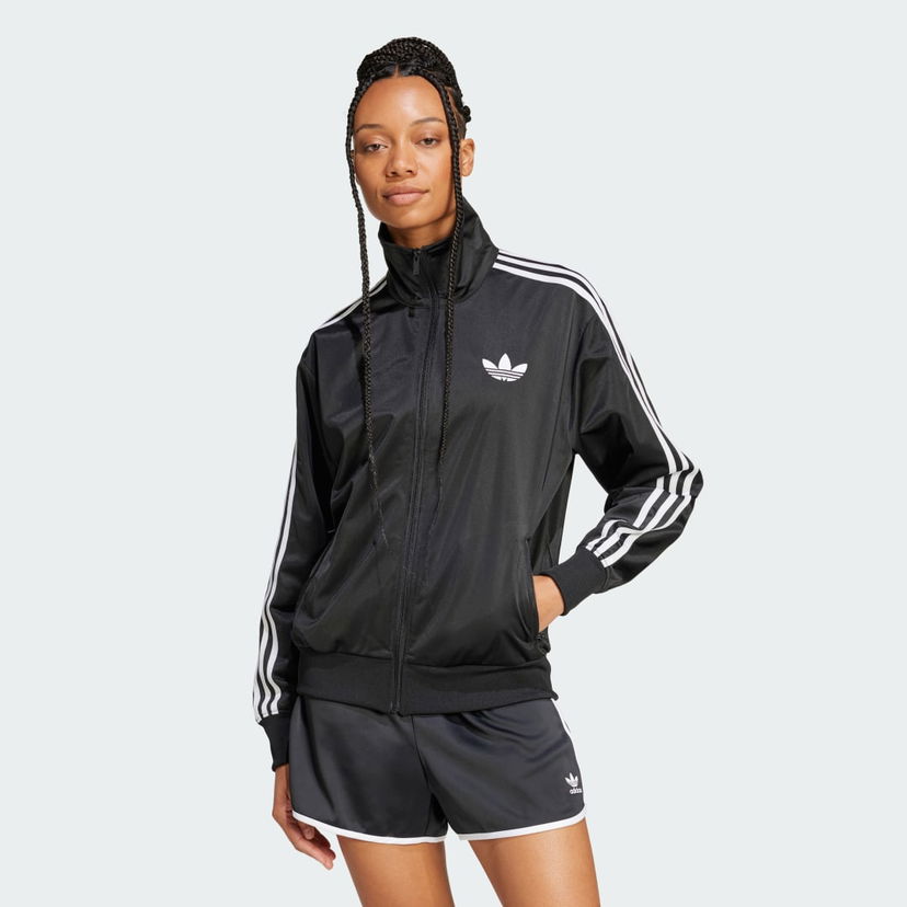 Куртка бомбер adidas Performance Adicolor Classic Firebird Loose Track Jacket чорний | JC8251