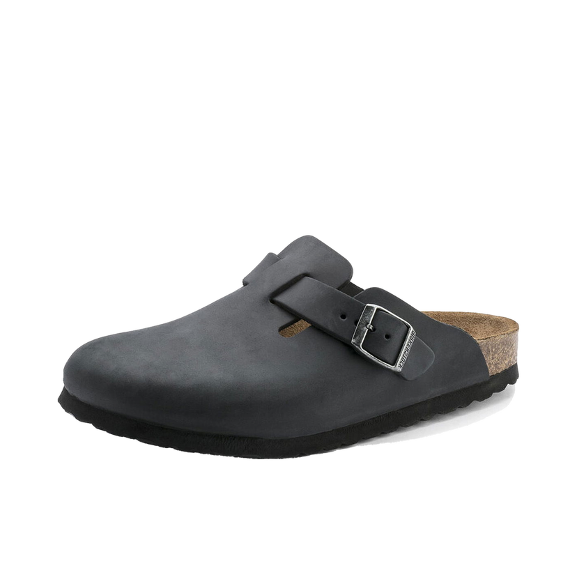 Кросівки та взуття Birkenstock Boston Oiled Leather чорний | 59463