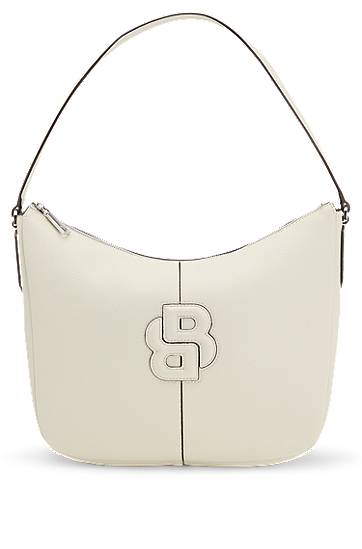 Сумка BOSS Balenciaga Hobo Bag with Double B Monogram білий | 50541459