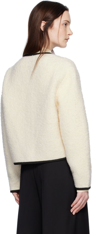 Куртка Anine Bing Boucle Buttoned Jacket білий | A-01-10223-IVY26, 2