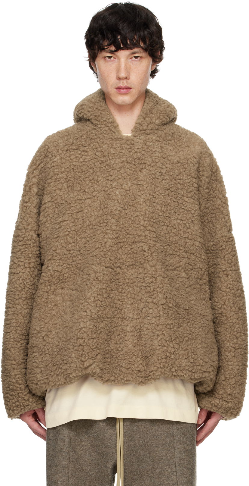 Світшоти Fear of God Fleece Hoodie Коричневий | FG24FW50-812PFL