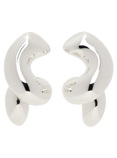 Сережки Bottega Veneta Twist Earrings Сірий | 754331 V5070