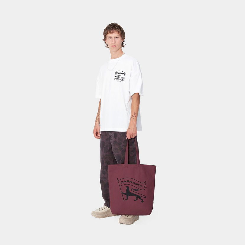 сумка-тоут Carhartt WIP Stamp Tote Bag Червоний | I033629_4