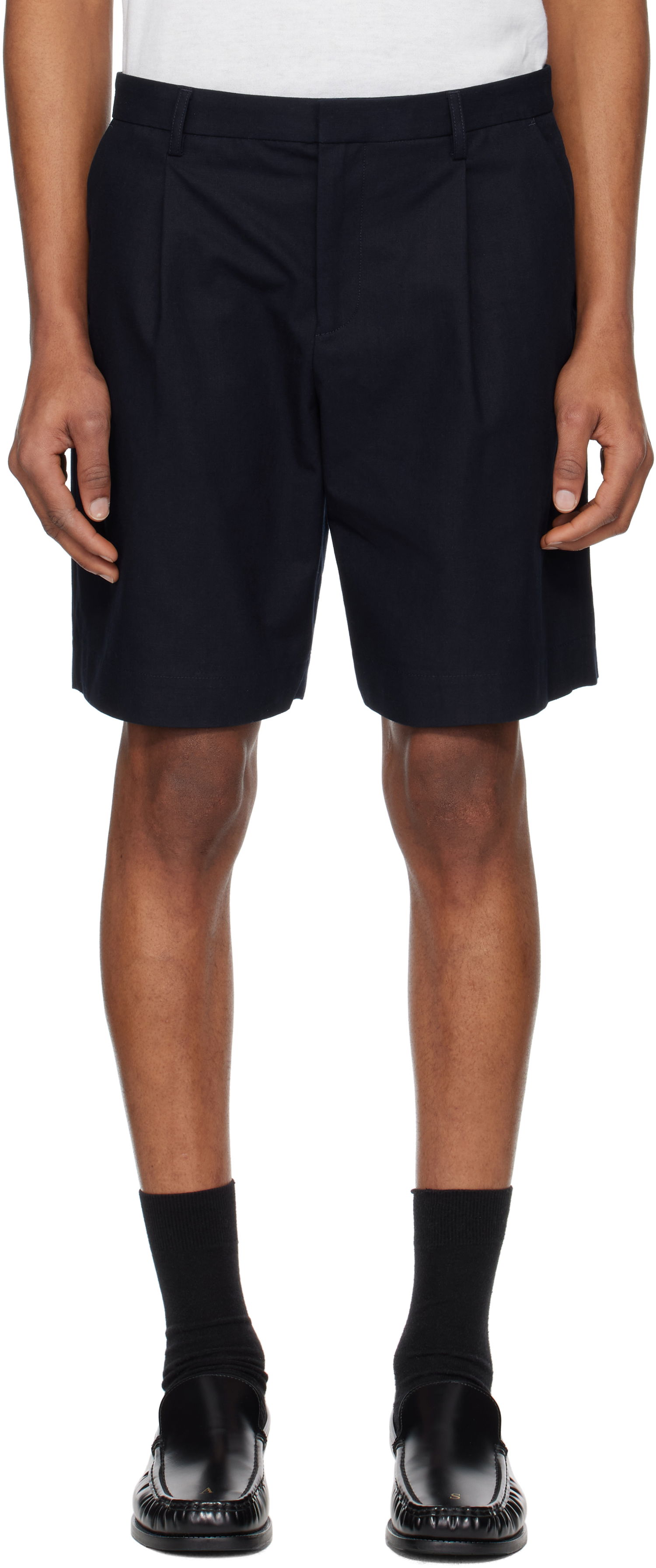 Шорти A.P.C. A.P.C. Crew Shorts темно-синій | COHFU-H10198, 0