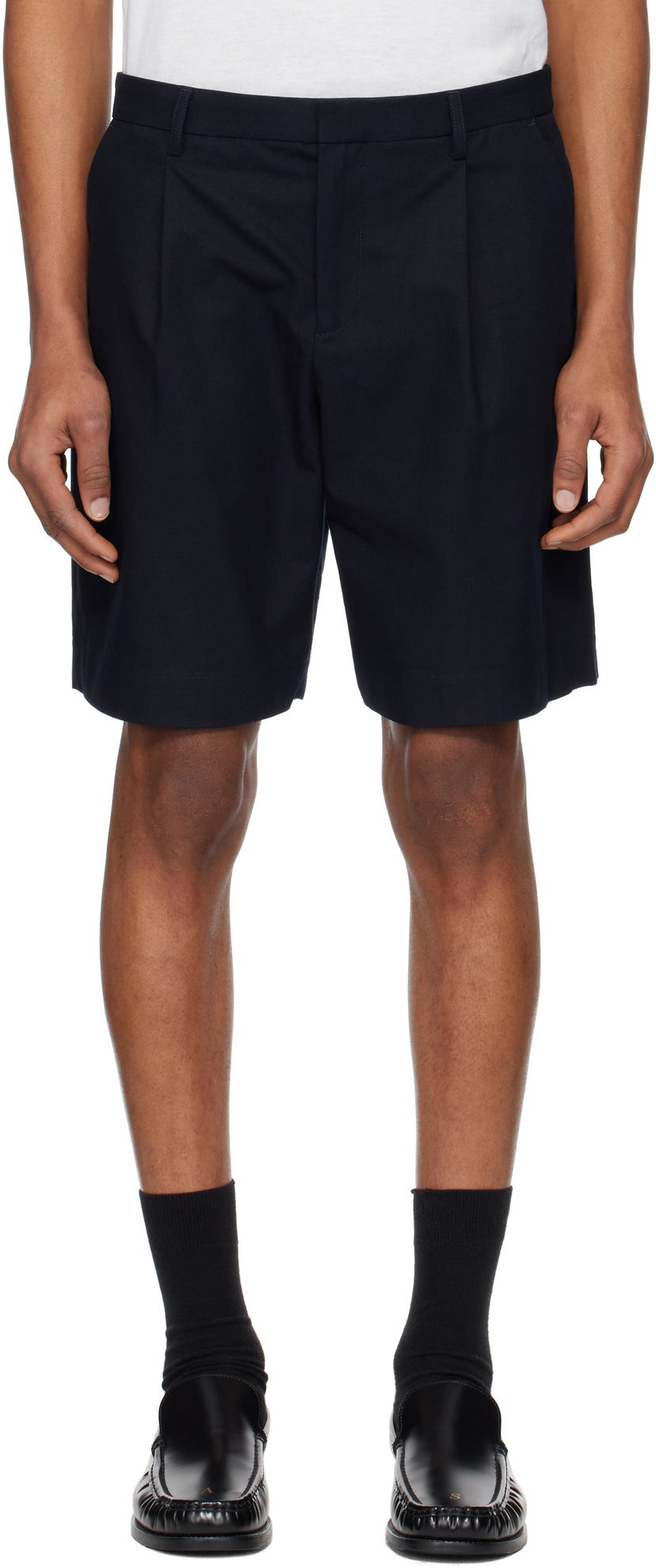 Шорти A.P.C. A.P.C. Crew Shorts темно-синій | COHFU-H10198