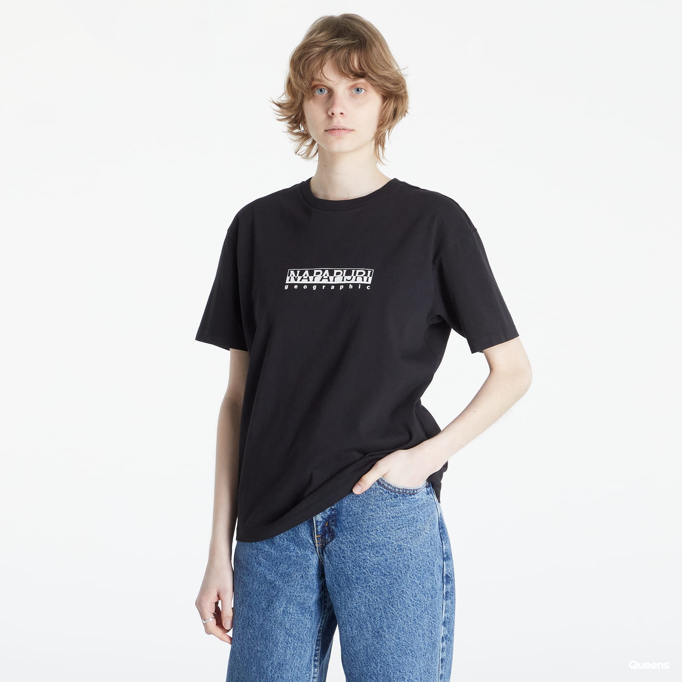 Футболка Napapijri S-Box Tee чорний | NP0A4GDD0411, 0