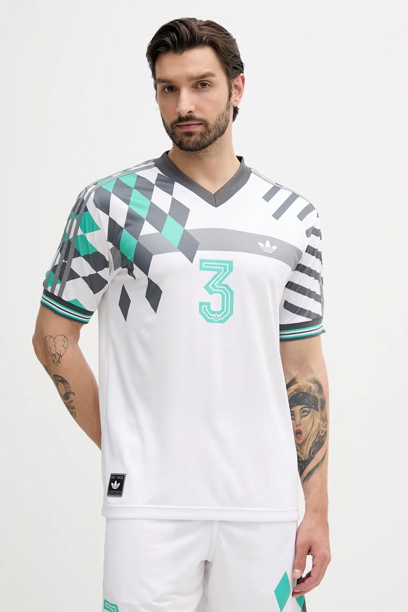 Футболка adidas Originals adidas Originals Nuwave 90S Jersey T-Shirt білий | KD4870