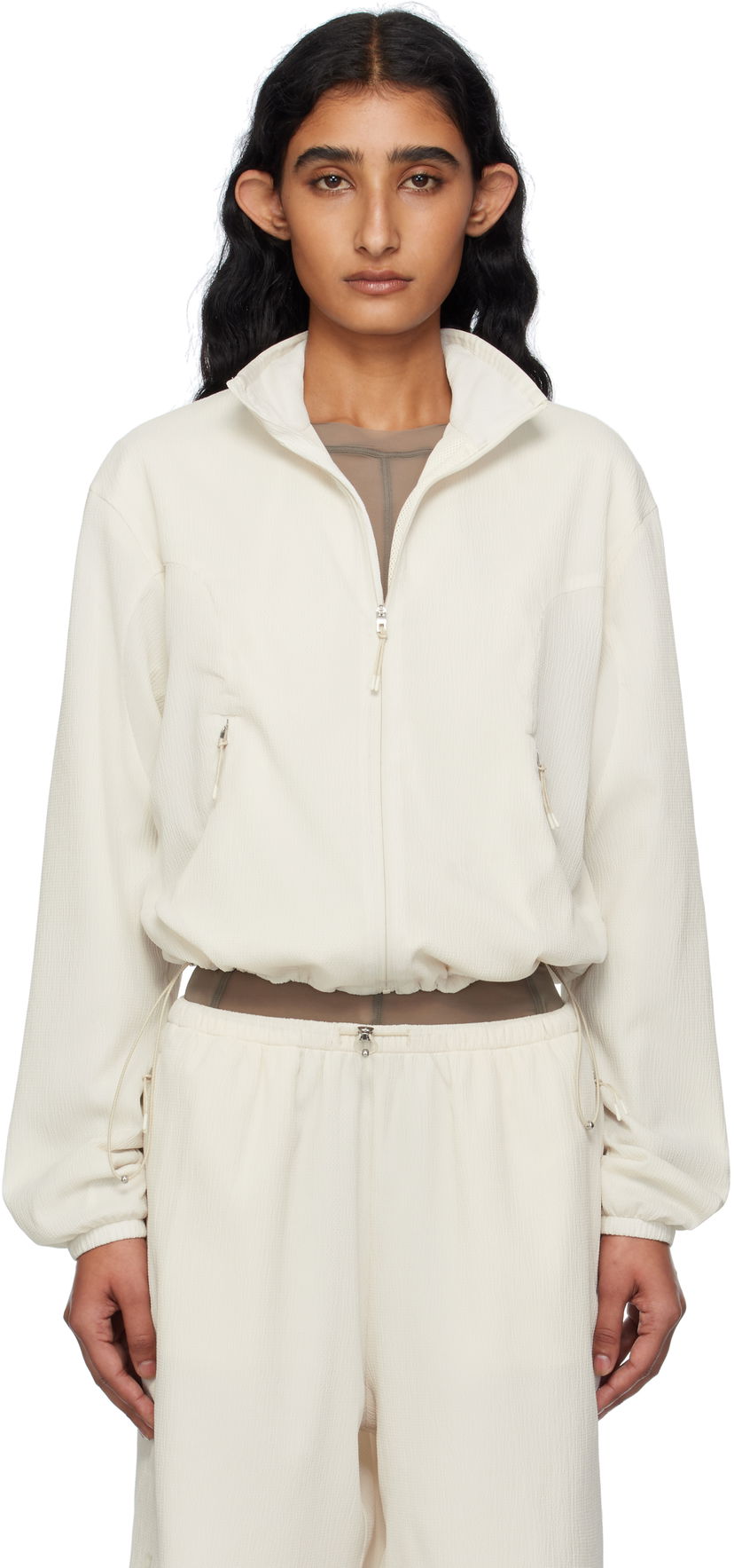 Куртка On Running Zendaya Edition Cropped Track Jacket білий | 1WF31103504