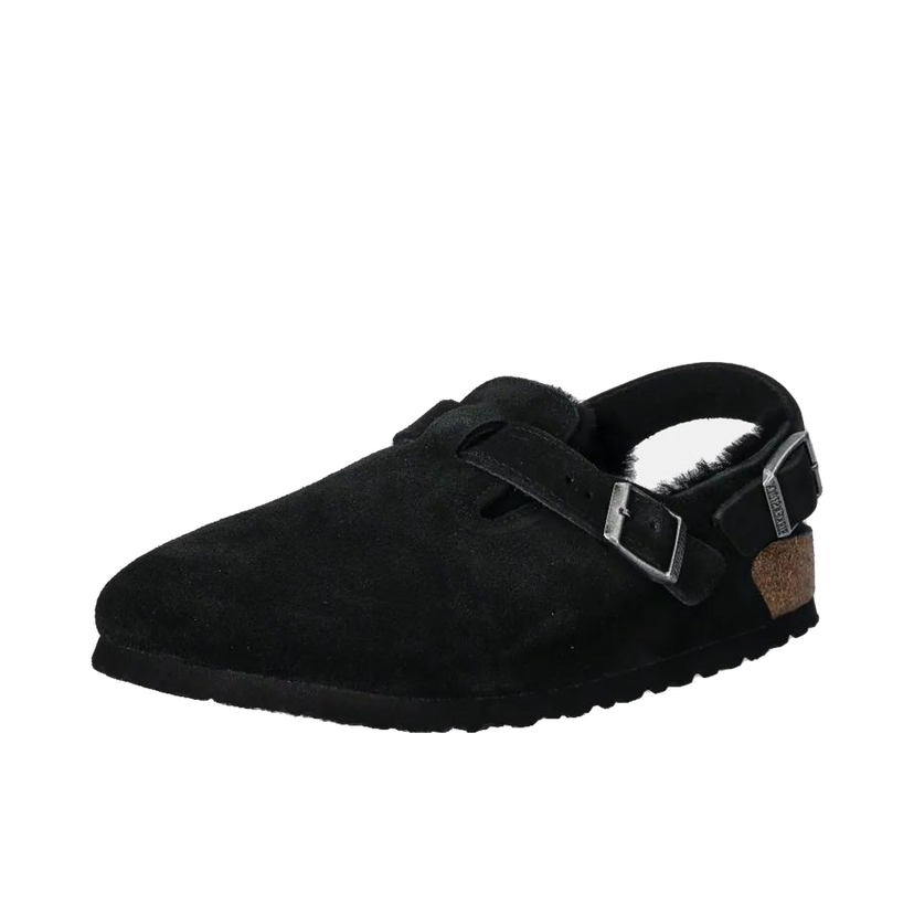 Кросівки та взуття Birkenstock Tokio Suede Slippers чорний | 1028328