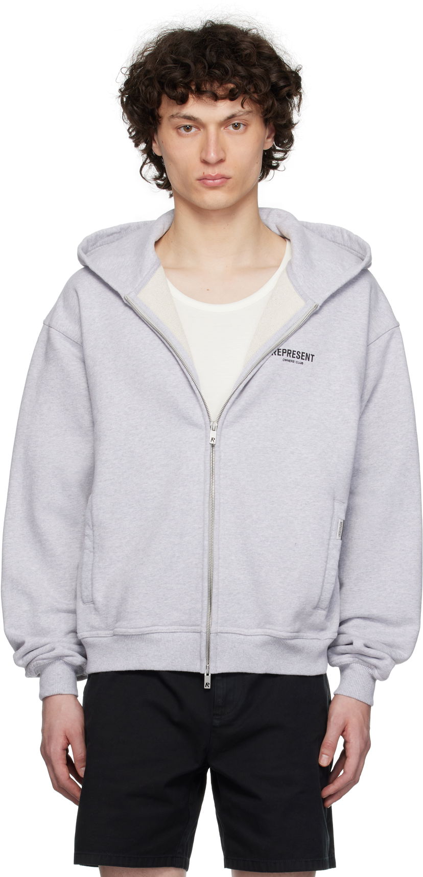 Світшоти Represent Clo Represent 'Owners Club' Zip Hoodie Сірий | OCM41122