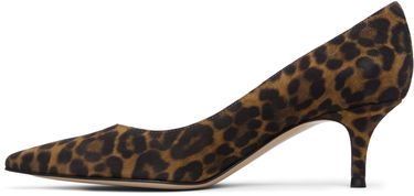 Кросівки та взуття Gianvito Rossi Leopard Print Suede Gianvito 55 Pumps Різнокольоровий | G20336-55RIC-CMD, 2
