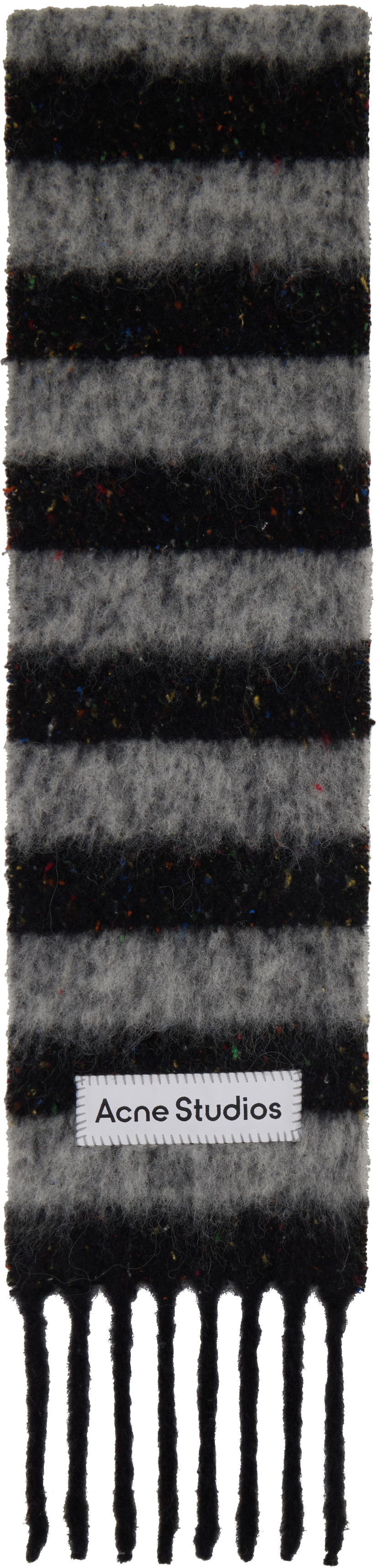 Шарф Acne Studios Acne Studios Narrow Stripe Alpaca Scarf Різнокольоровий | CA0358-