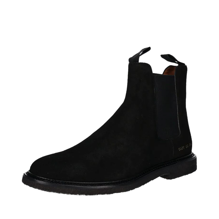 Кросівки та взуття Common Projects Chelsea Waxed Suede Boots чорний | 2446.7547