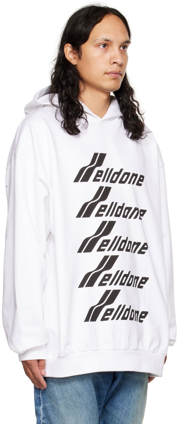 Світшоти We11done We11done Print Hoodie білий | WD-TH3-22-729-U-WH, 1