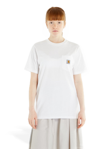 Футболка Carhartt WIP S/S Pocket T-Shirt білий | I030434_02_XX
