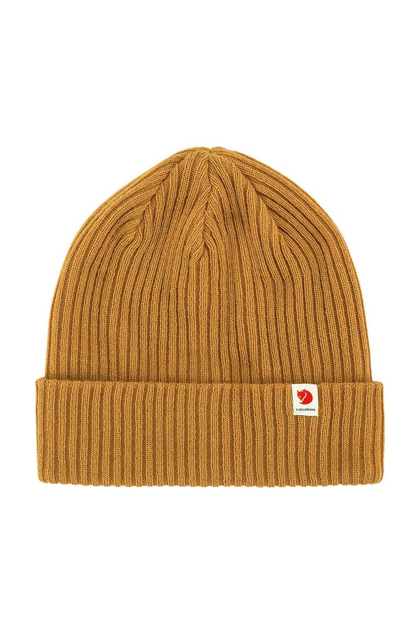 Шапка FJÄLLRÄVEN Beanie Fjallraven Rib Коричневий | F13100184.166