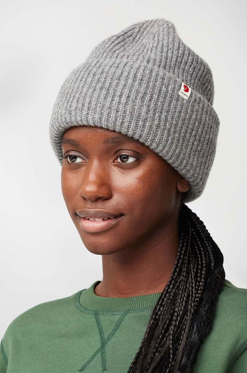 Шапка FJÄLLRÄVEN Heavy Beanie Сірий | F12100006.020