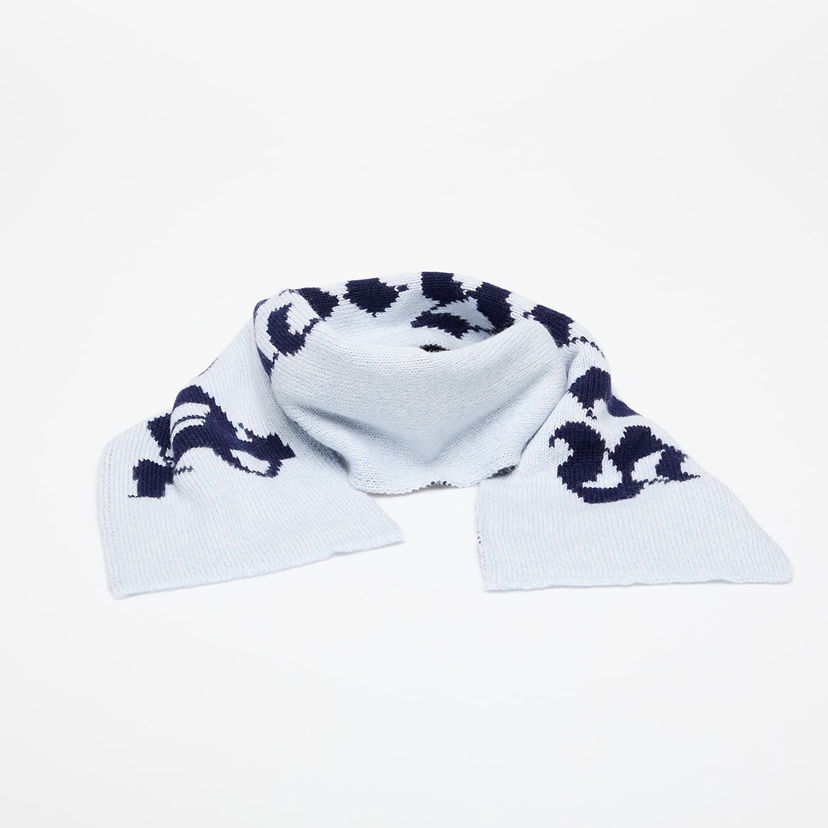 Шарф Palm Angels Palm Angels Logo Knit Scarf Синій | PBMA009F25KNI0014046