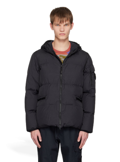 Пуховик Stone Island Garment-Dyed Down Jacket чорний | 771540223