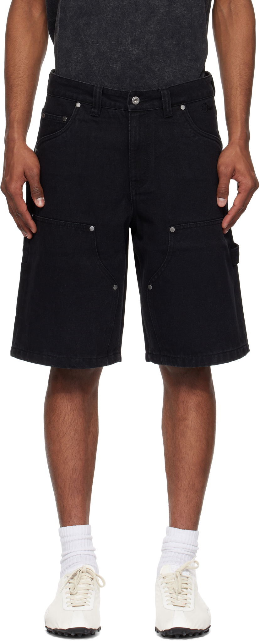 Шорти Dime Dime Carpenter Denim Shorts чорний | DIME2SP2515BLK