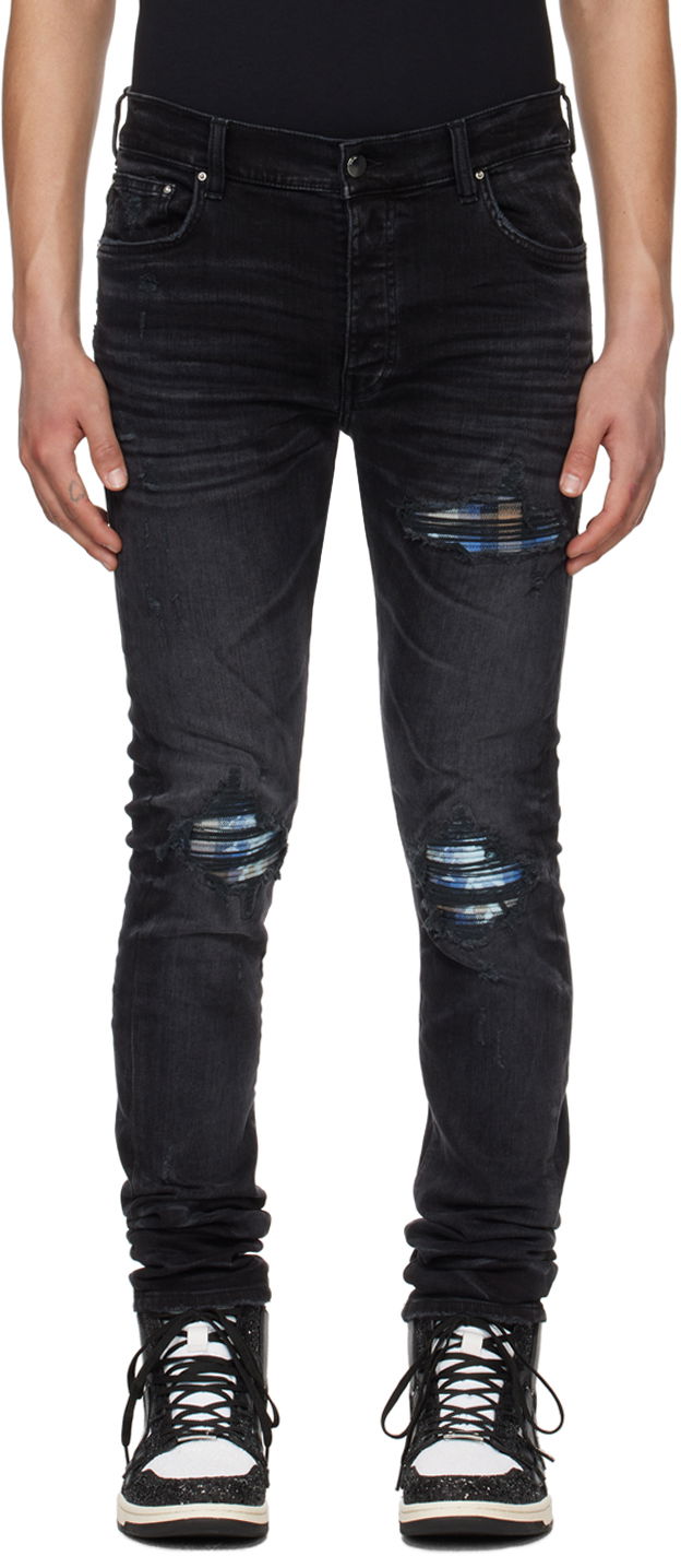 Джинси AMIRI Distressed Jeans чорний | PS24MDS004