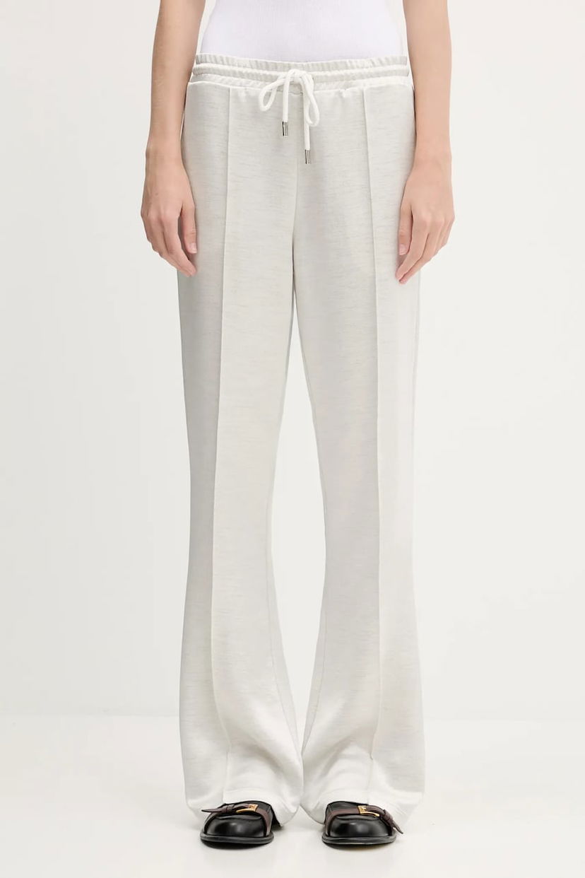 Спортивні штани JW Anderson JW Anderson Drawstring Waist High-Waist Flare-Leg Pants білий | TR0399.PG1693.002
